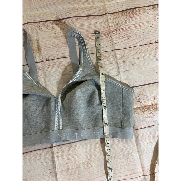 Cacique Women's Grey Wireless Soft Cup Plus Size T Shirt Bra - 44DD - Picture 5 of 10